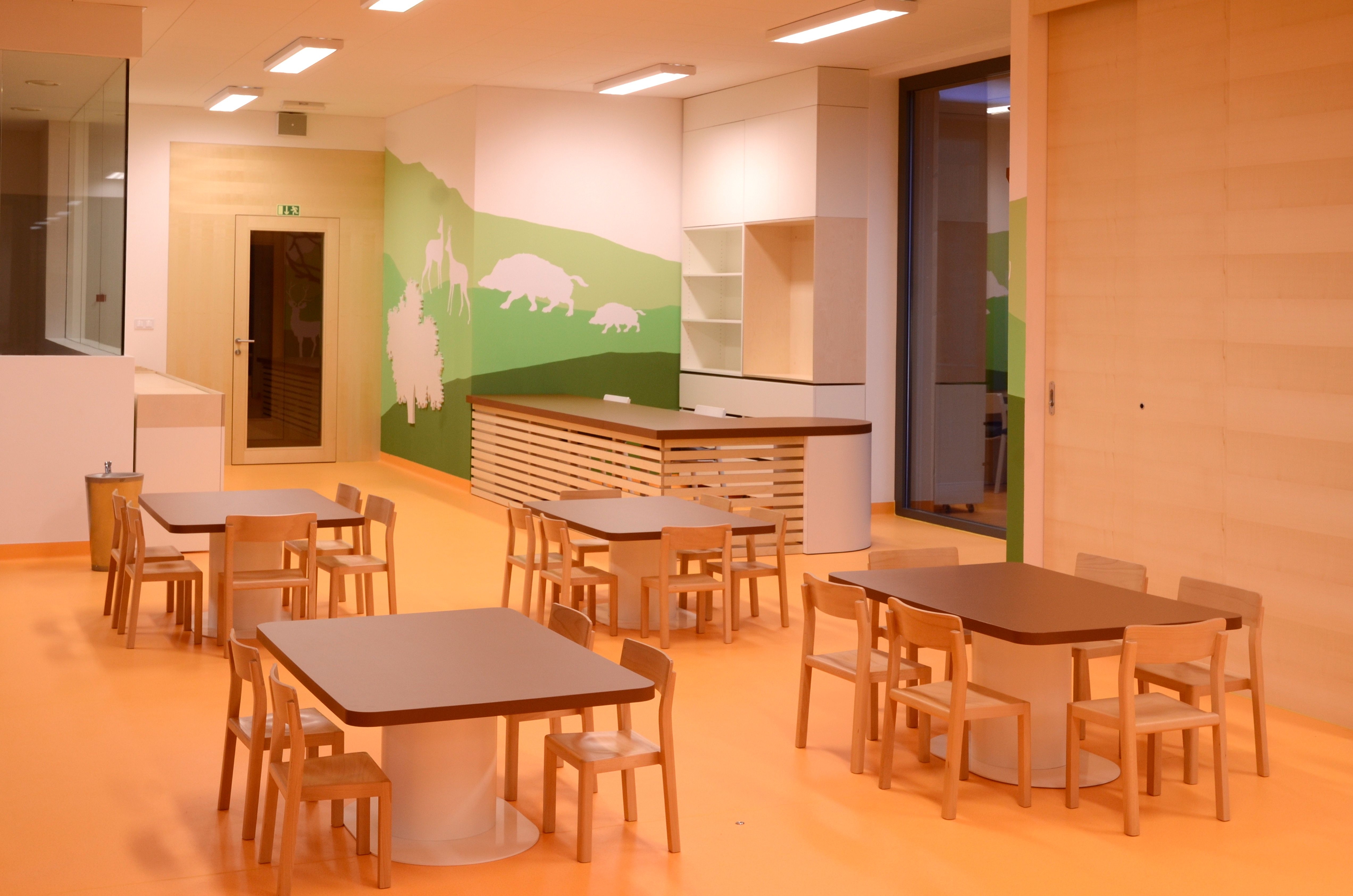 Třída hříbci Praha vybavena školním nábytkem ViVA school 