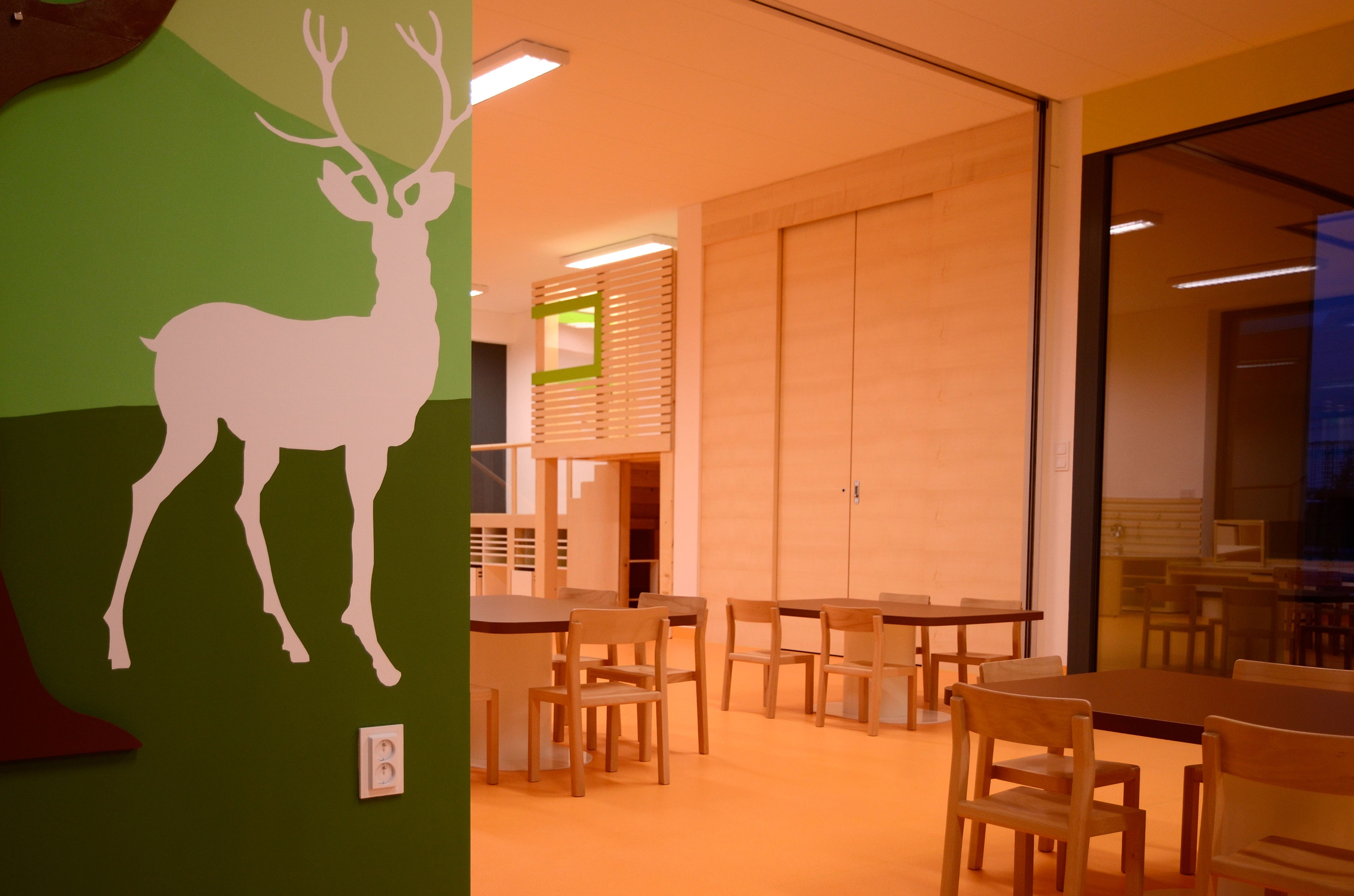 Třída hříbci Praha vybavena školním nábytkem ViVA school 